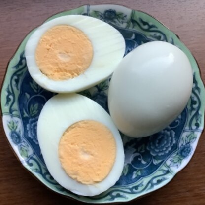 こんばんは⭐️ゆで卵、簡単につるんと殻がむけました。レシピありがとうございました^_^